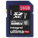 Integral Ultima PRO SDHC 16GB Class 10, bulk